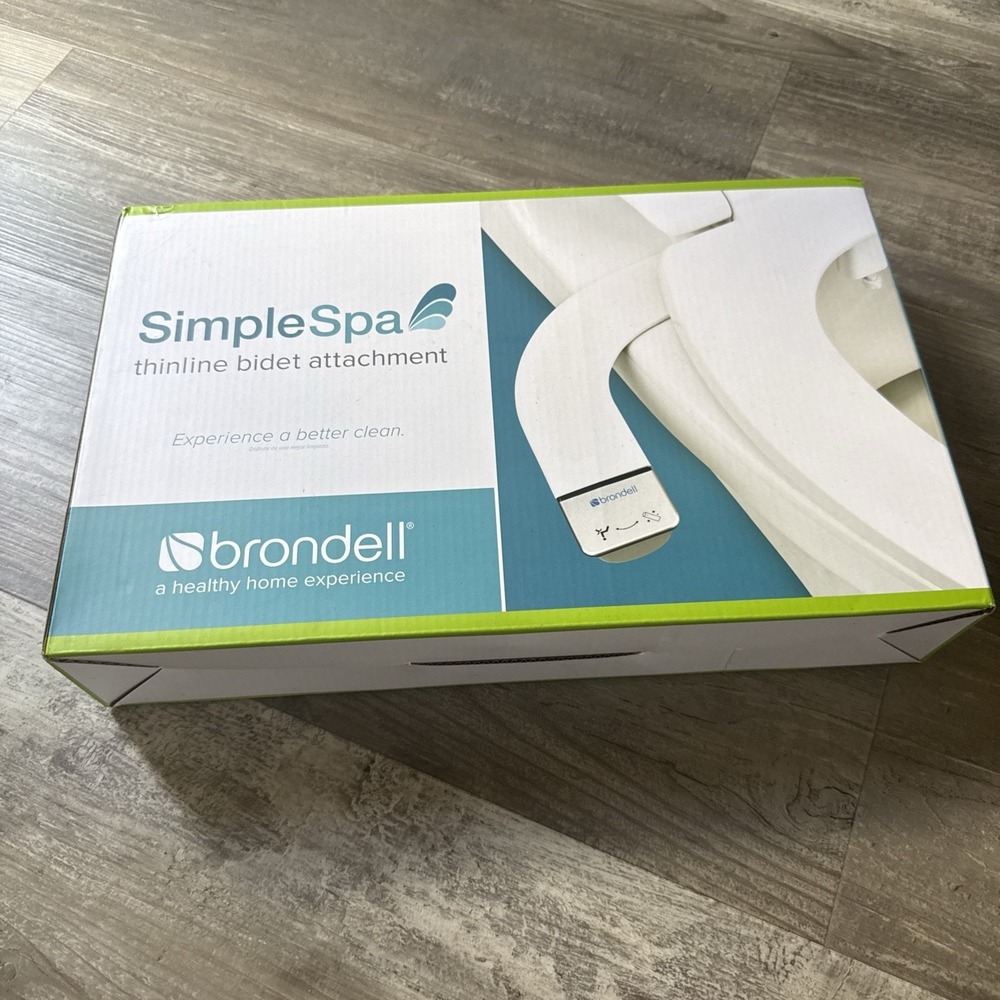 Brondell Thinline Simple Spa SS-150 Fresh Water Spray Non-Electric Bidet NEW!